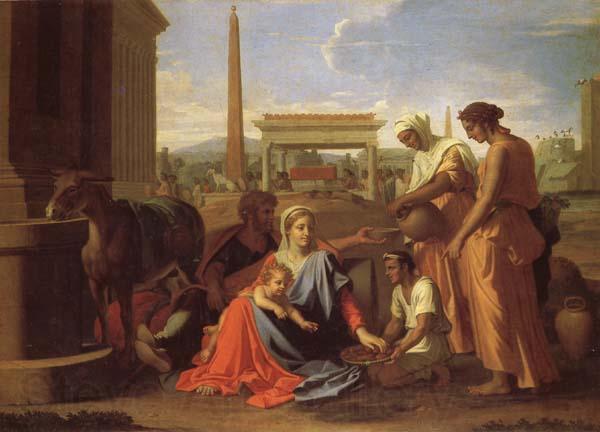 Nicolas Poussin Rest on the Flight into Egypt